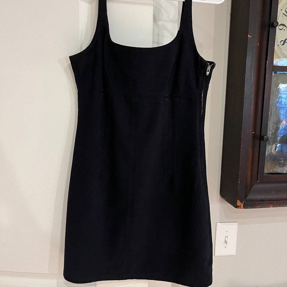 Urban Outfitters Mini Black Denim Dress